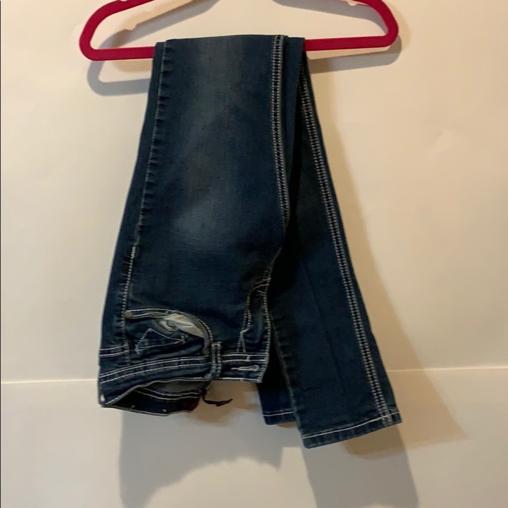 Girls blue jeans
